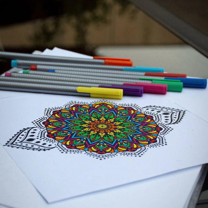 Discover Mindfulness and Relaxation with Colouring Posters