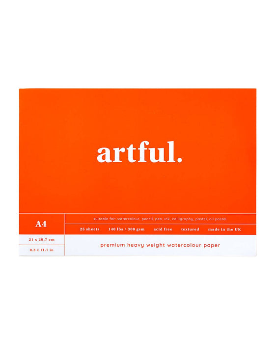 Premium Watercolour Paper Pad A4 300GSM