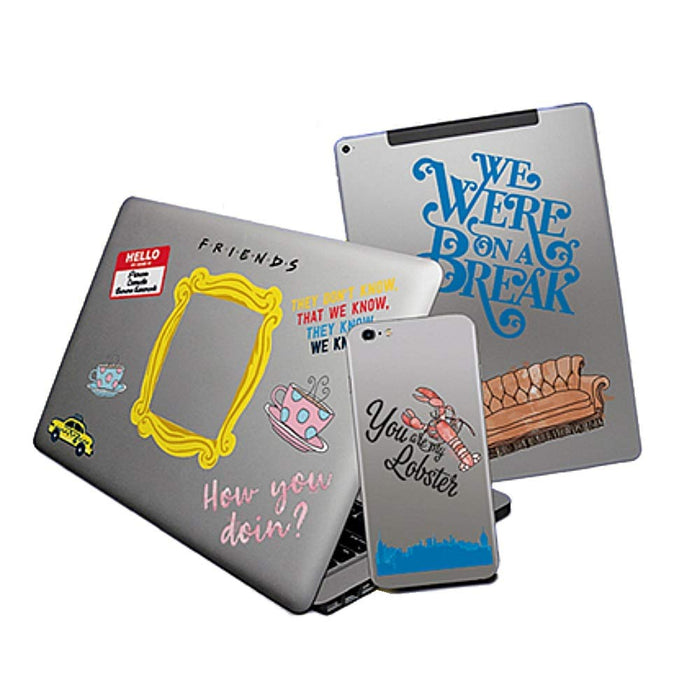 Friends TV Show Tech Stickers – 25 Waterproof Gadget Decals (Laptop, Phone, Tablet)