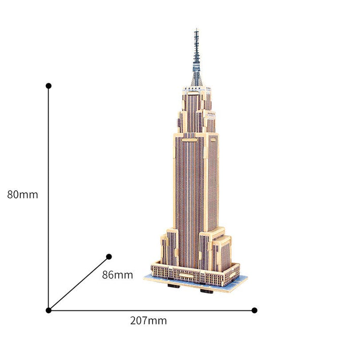 Empire State Building 3D Wooden Puzzle