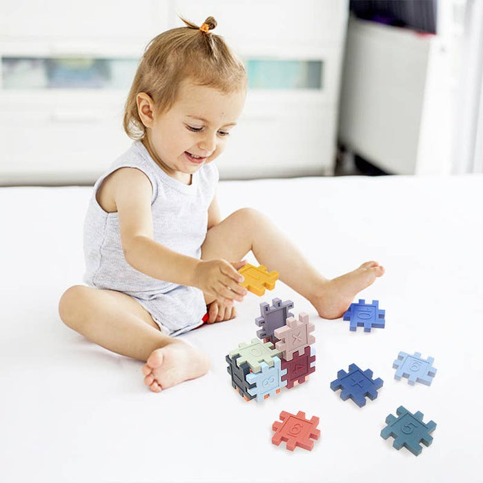 Silicone Baby Connecting Puzzle Pieces: Numbers