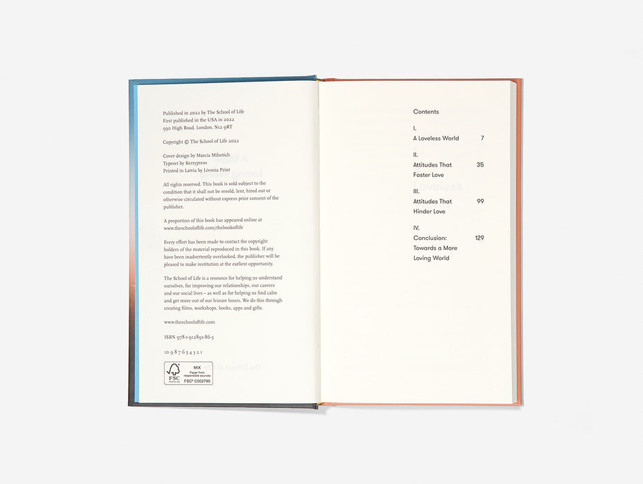 A More Loving World - Hardback Book | The School of Life