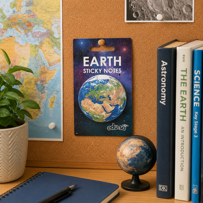 Earth Sticky Notes | Space Themed Notes