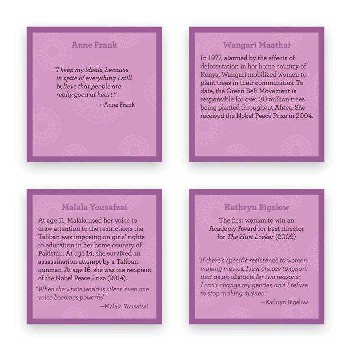Inspiring Women Edition | 135 Conversation Starter Cards with Quotes & Biographies | TableTopics