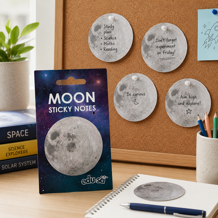 Moon Sticky Notes | Space Themed Notes