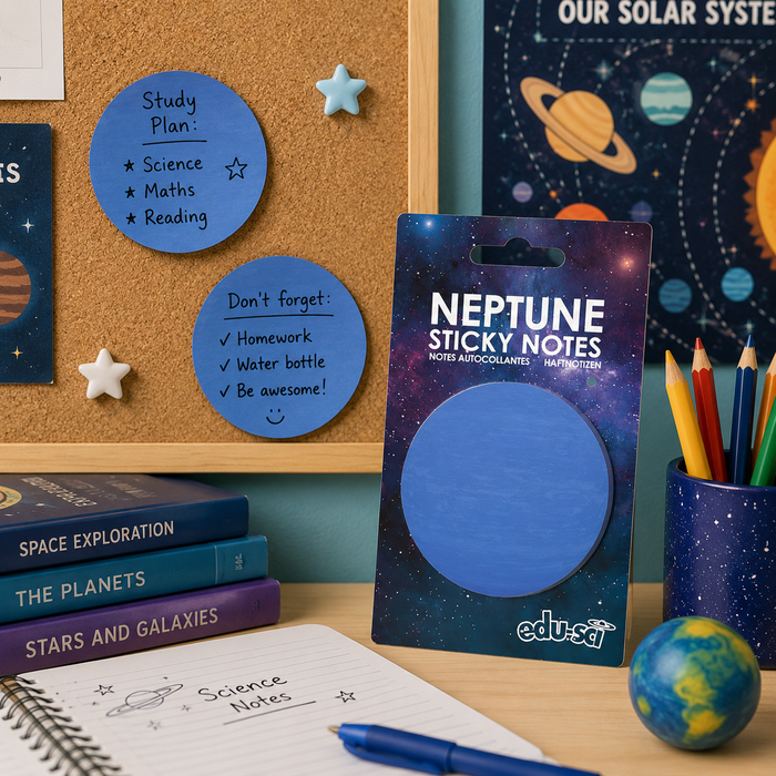 Neptune Sticky Notes | Space Themed Notes
