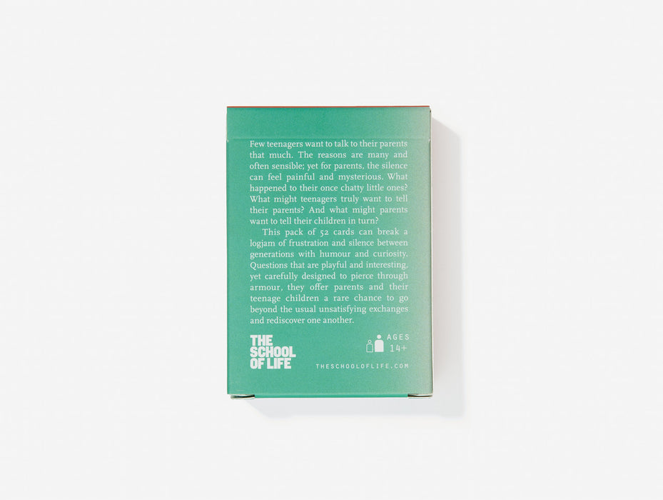 Parents & Teenager - Conversation Cards | The School of Life