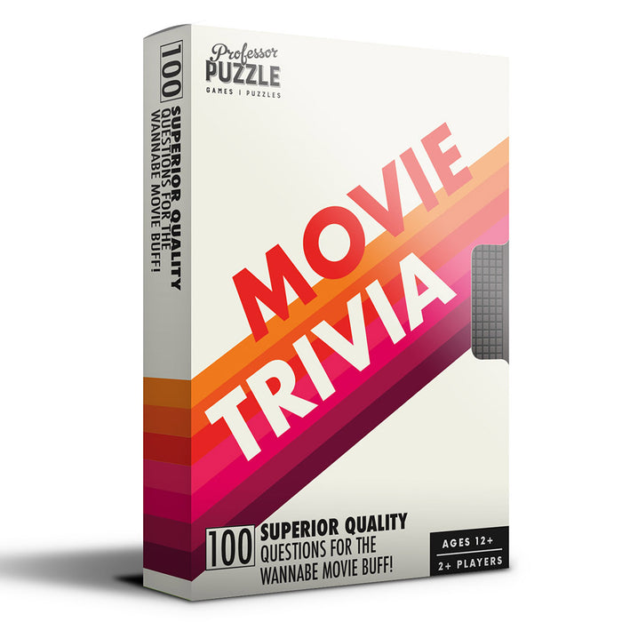 Professor Puzzle Mini Movie Trivia Game | 100 Film Quiz Questions