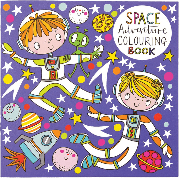 Space Adventure Colouring Book | Rachel Ellen Designs Kids Activity Book