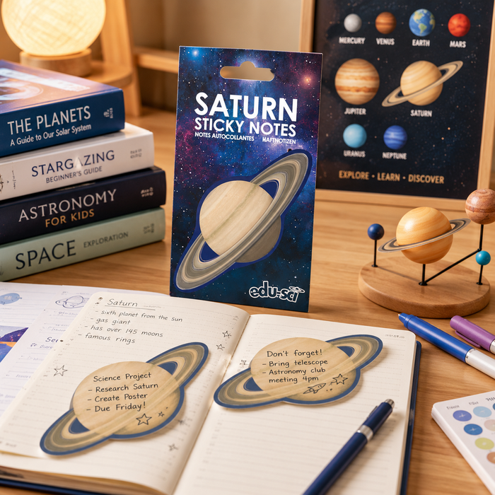 Saturn Sticky Notes | Space Themed Notes