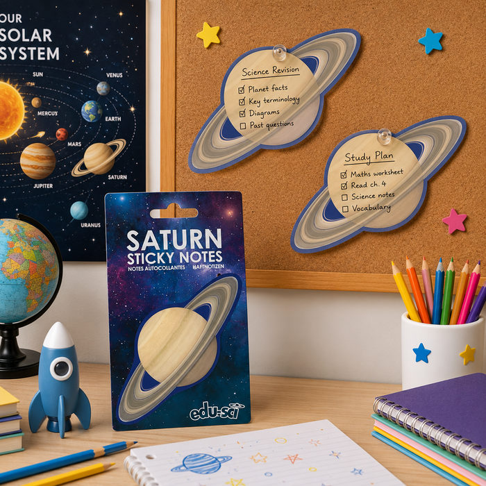 Saturn Sticky Notes | Space Themed Notes