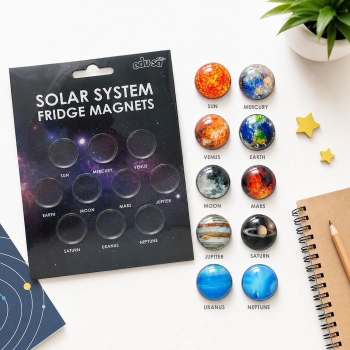 Solar System Magnet Set | 10 Piece Planet Fridge Magnets