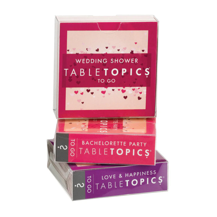 TableTopics Getting Married Edition 3-Pack. Wedding Conversation Cards