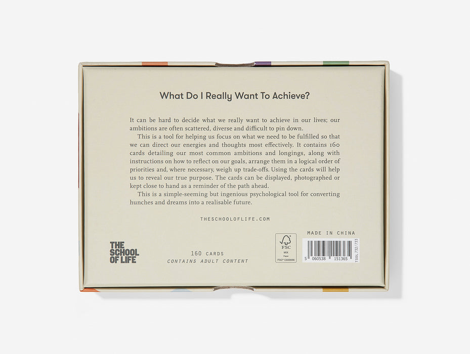 What Do I Really Want To Achieve? - Card Set | The School of Life