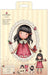 Santoro Gorjuss paper doll kit packaging with a girl in a red dress and butterflies.