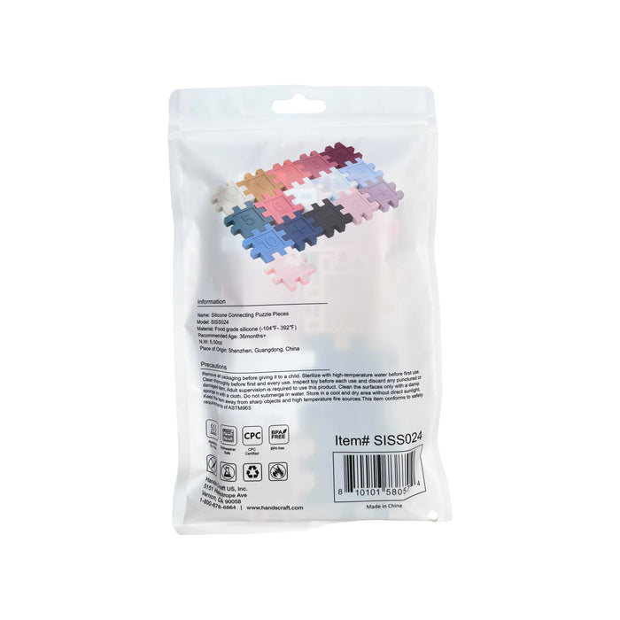 Silicone Baby Connecting Puzzle Pieces: Numbers