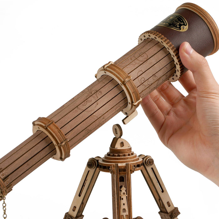 DIY Wooden Puzzle: Monocular Telescope