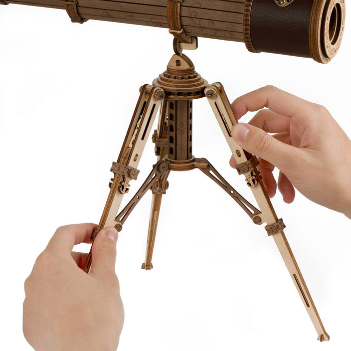 DIY Wooden Puzzle: Monocular Telescope