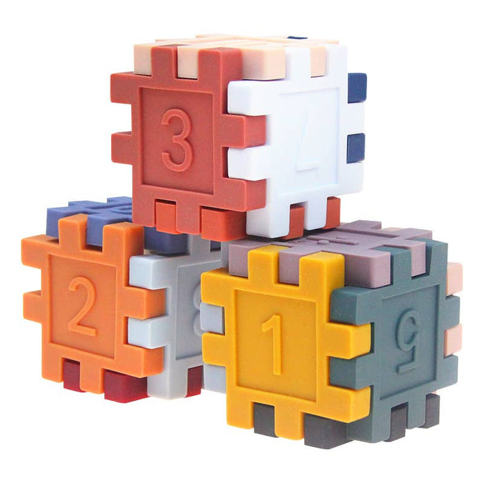 Silicone Baby Connecting Puzzle Pieces: Numbers