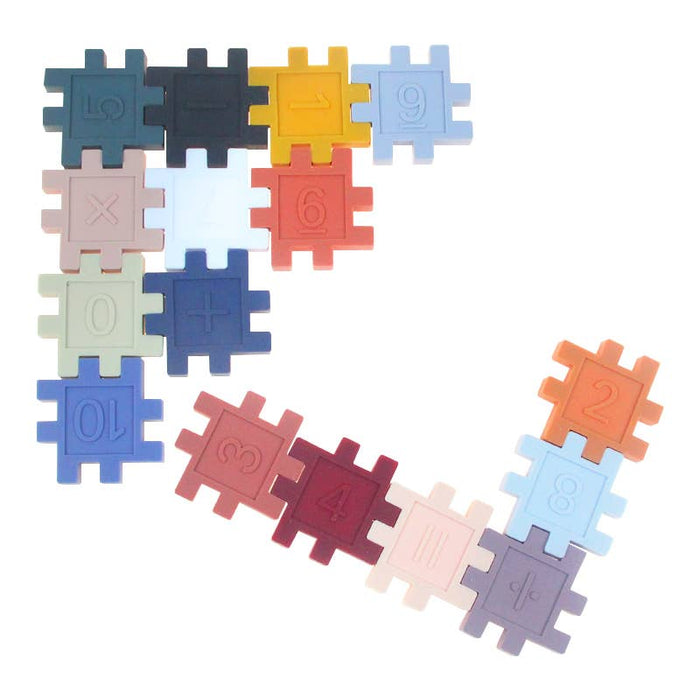 Silicone Baby Connecting Puzzle Pieces: Numbers