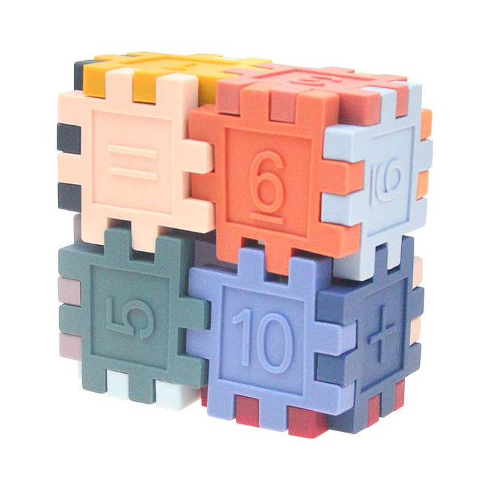 Silicone Baby Connecting Puzzle Pieces: Numbers