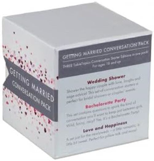 TableTopics Getting Married Edition – Wedding Conversation Starter 3-Pack (120 Cards)