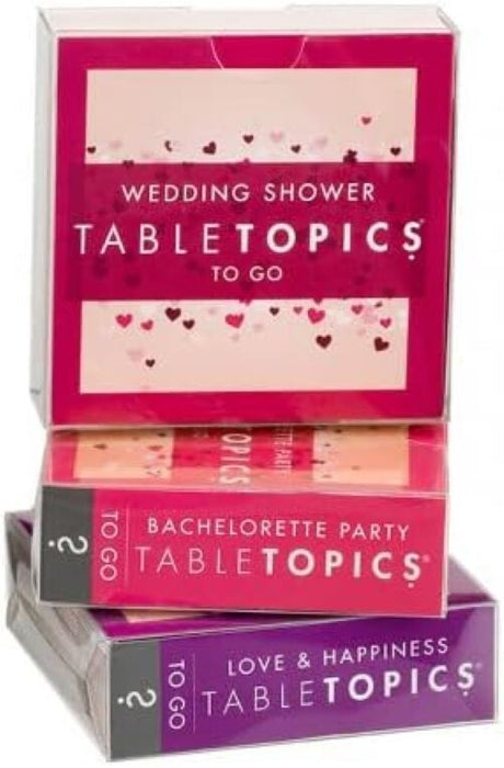 TableTopics Getting Married Edition – Wedding Conversation Starter 3-Pack (120 Cards)