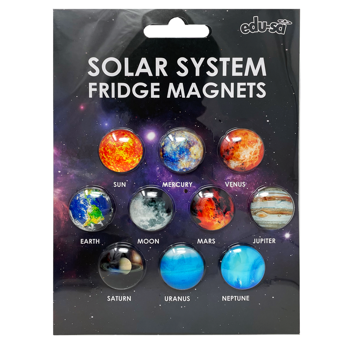 Solar System Magnet Set | 10 Piece Planet Fridge Magnets