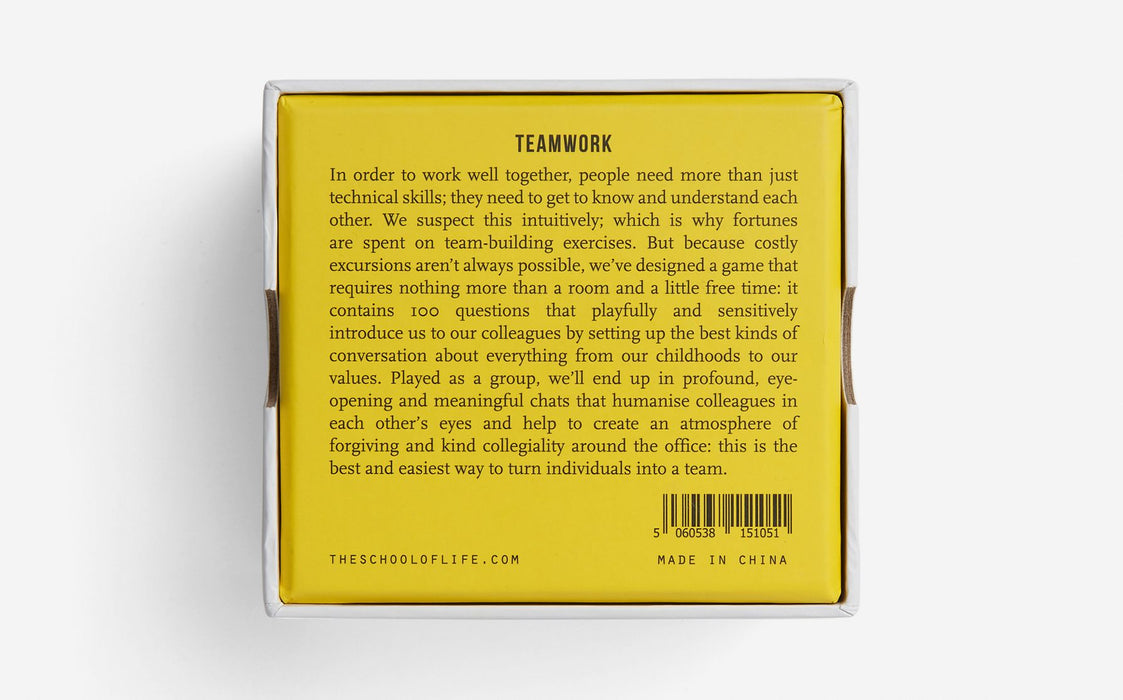 Teamwork Card Game - Daily Mind